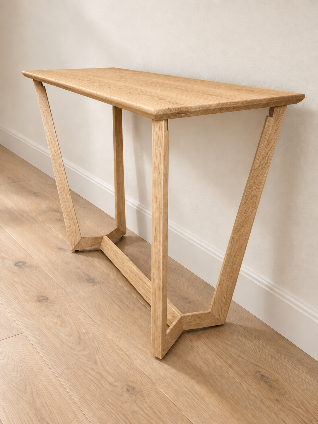Brazos Console Table in Oak (Natural — no stain) (Small)