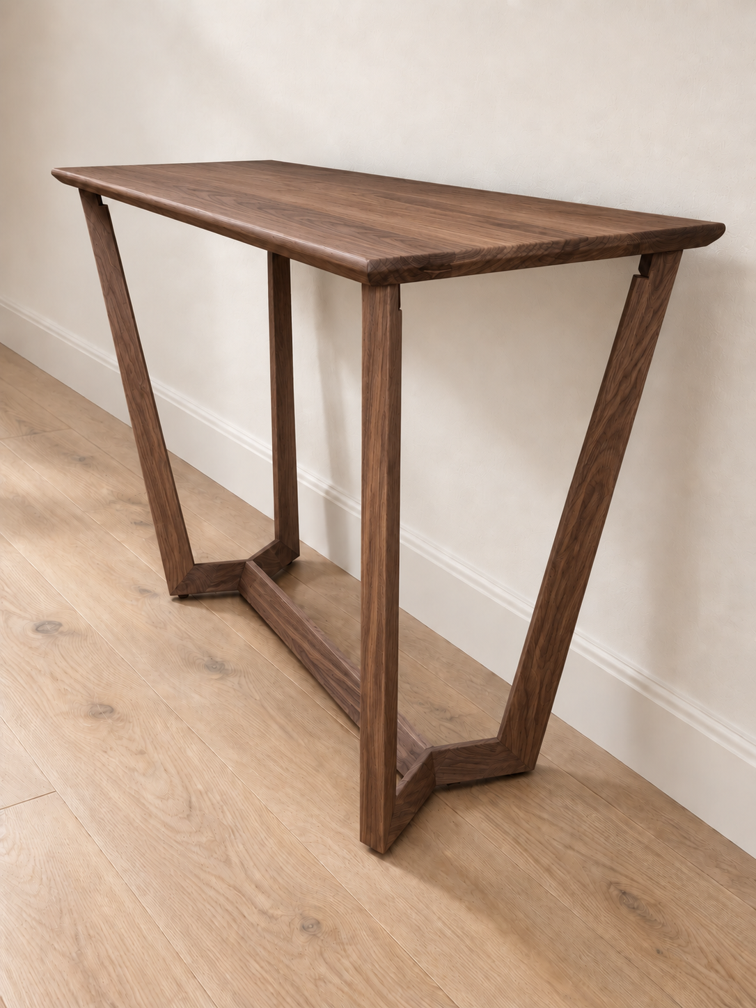 Brazos Console Table in Walnut (Small)