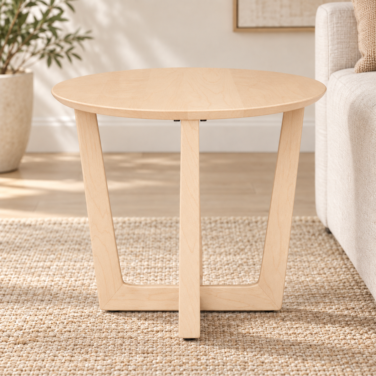 Brazos End Table in Maple
