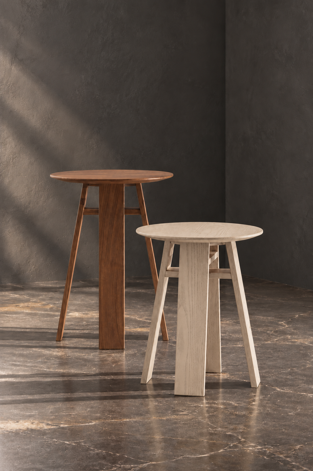 Timber 'Knot' End Table, view 5