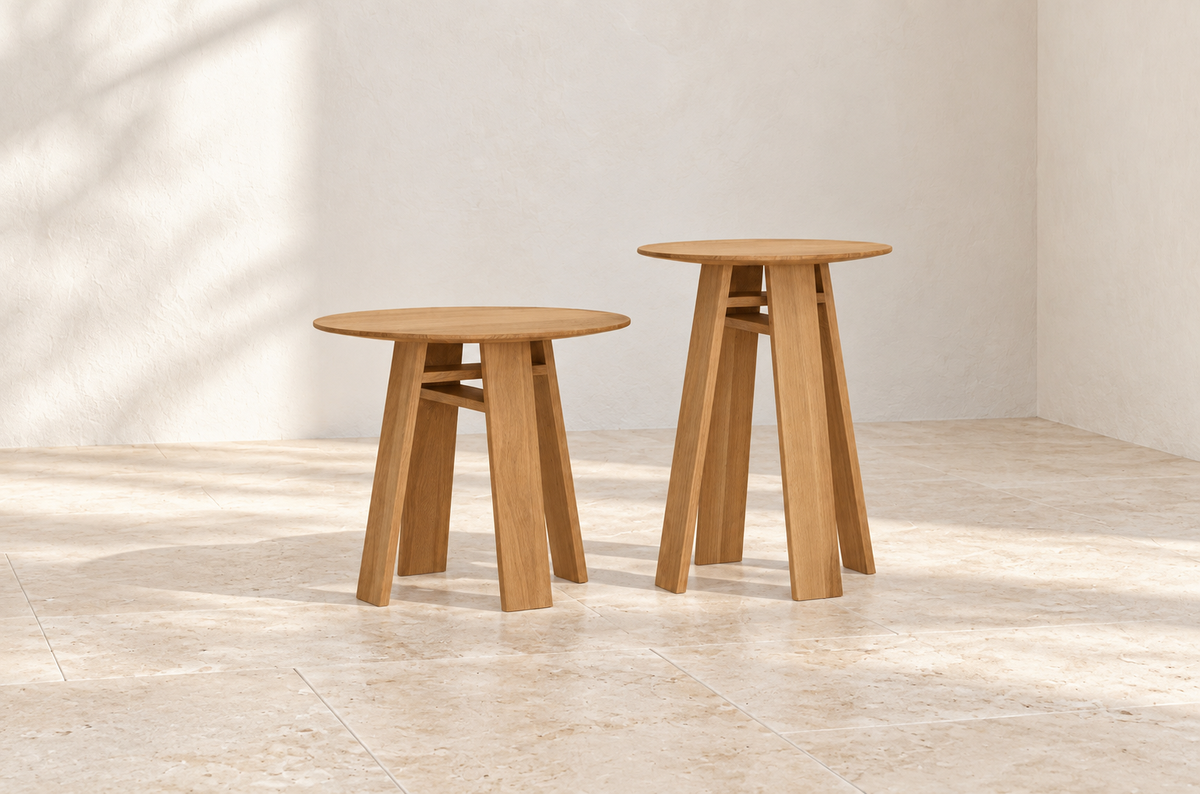 Timber 'Knot' End Table, view 6