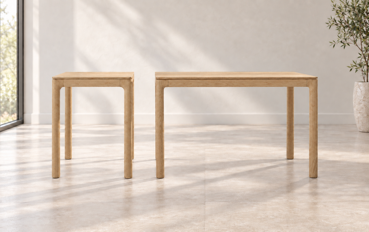 Cove Dining Table in Oak (Natural — no stain) (Small)