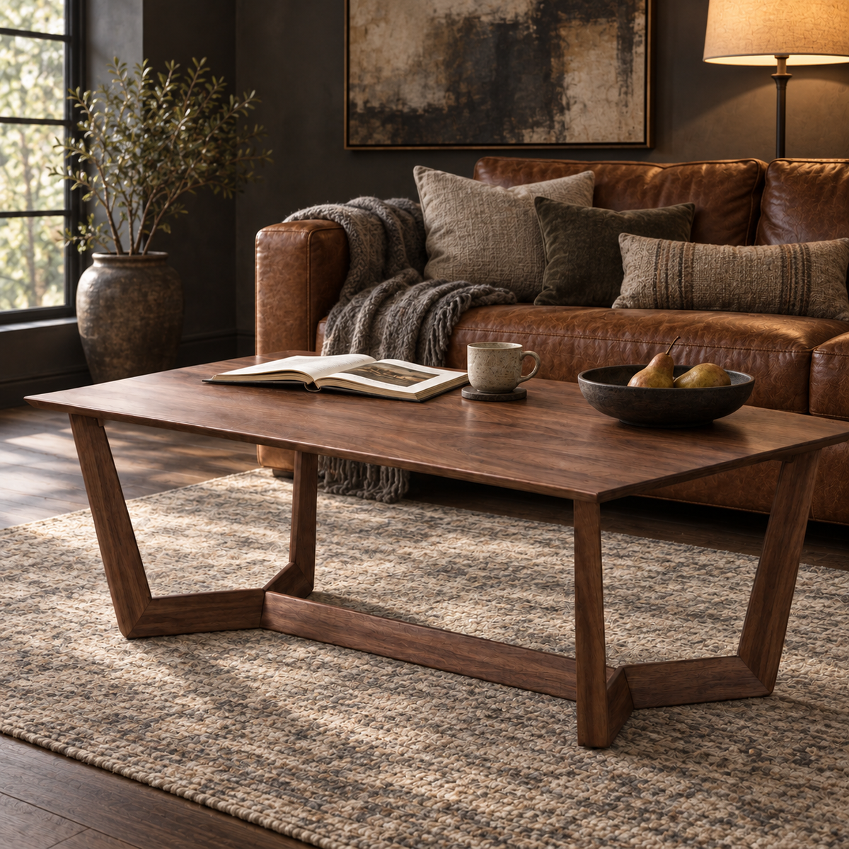 Brazos Coffee Table in Walnut