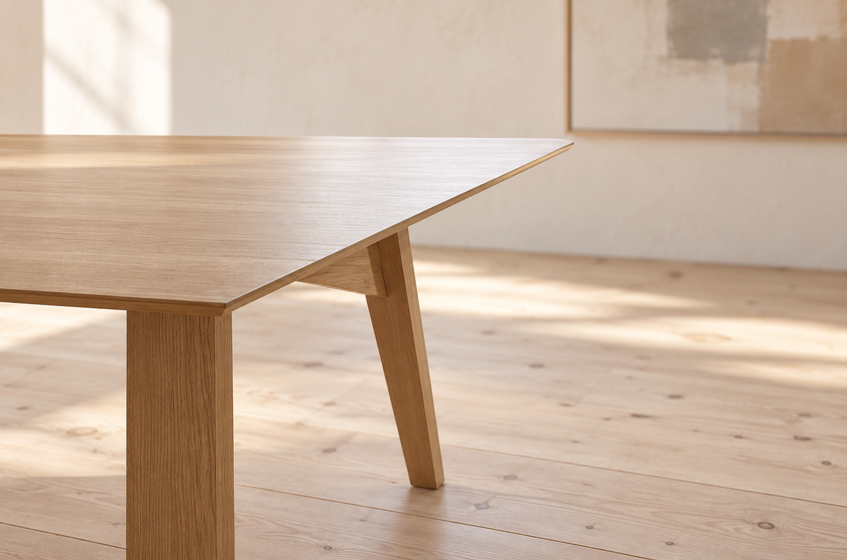 Timber 'Clearing' Dining Table, view 9