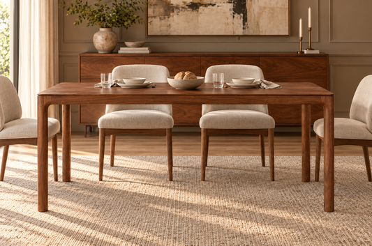 Cove Dining Table in Walnut (Small)