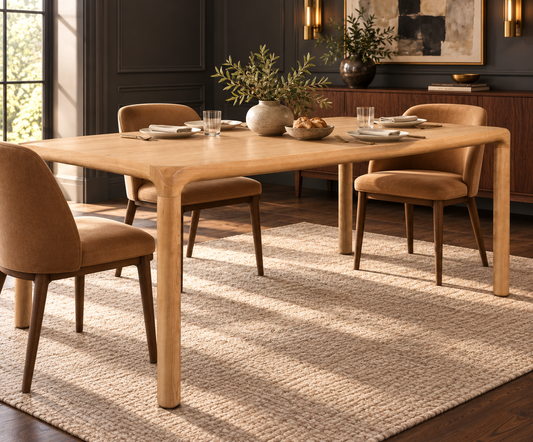 Balcones Dining Table in Oak (Natural — no stain) (Small)