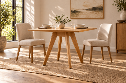 Ranch 'Section' Dining Table in Oak (Natural — no stain) (Small)