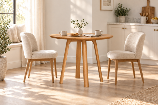 Stone 'Nook' Table in Oak (Natural — no stain) (Small)
