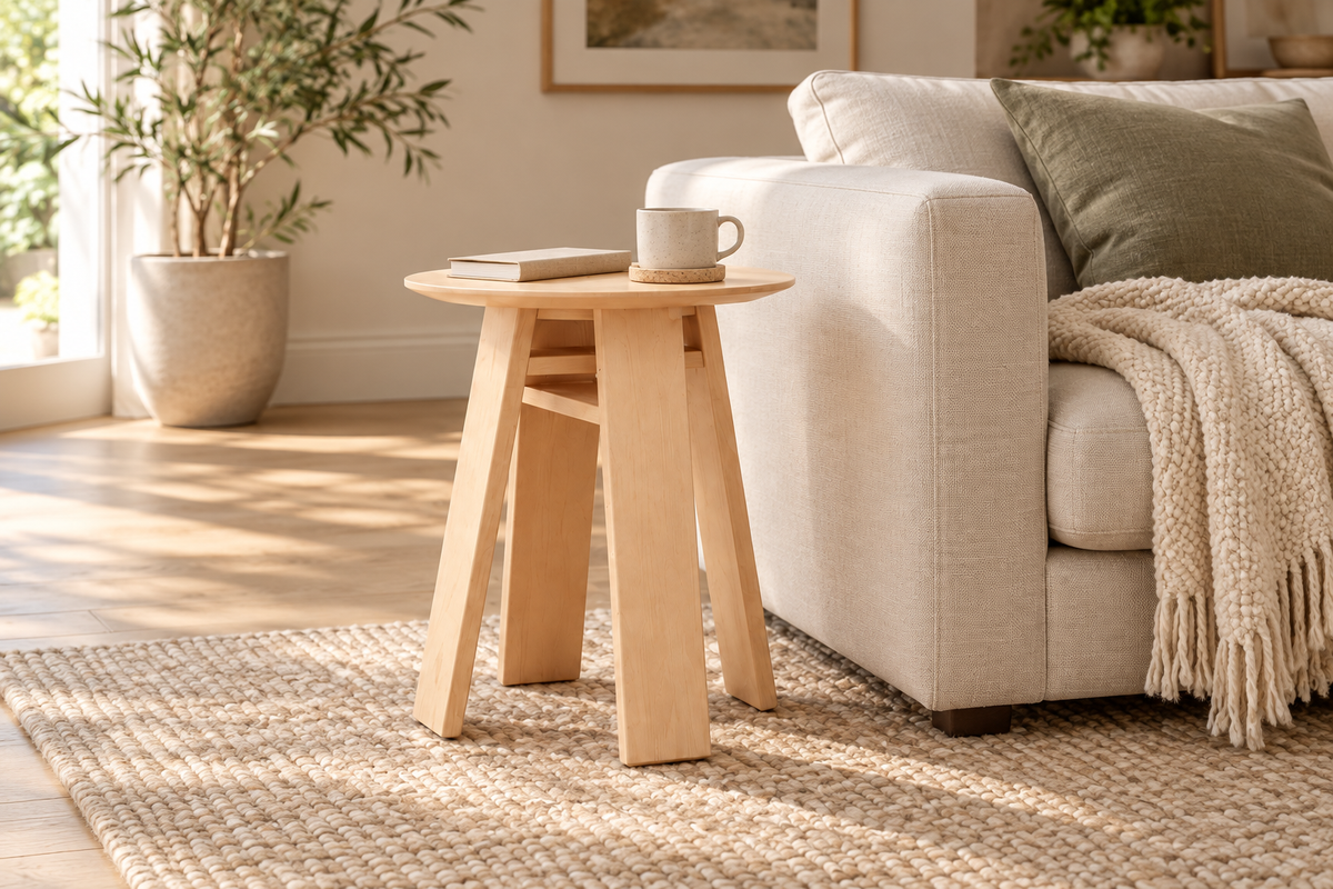 Timber 'Knot' End Table