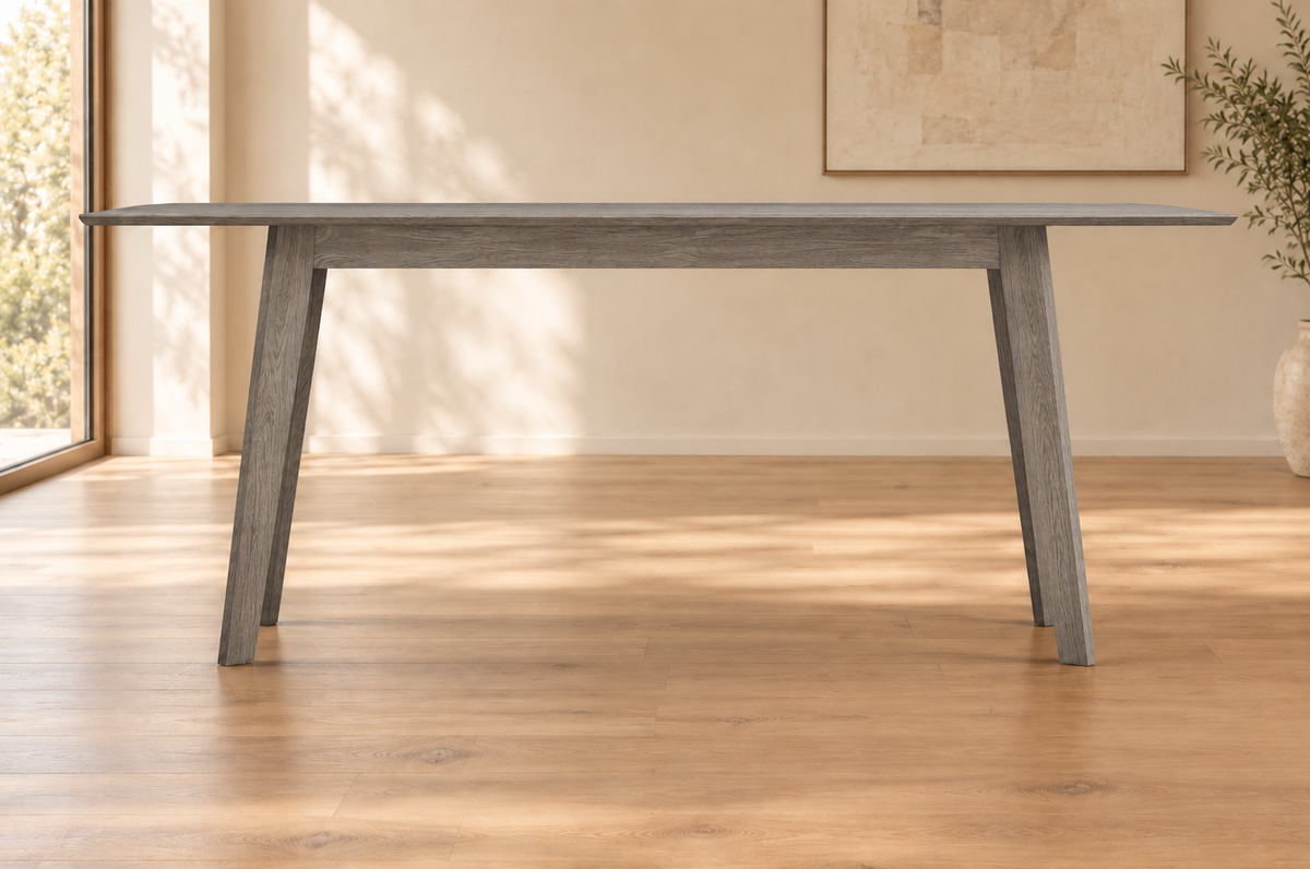 Ranch 'Stand' Counter Table in Oak (Weathered Grey) (Small)