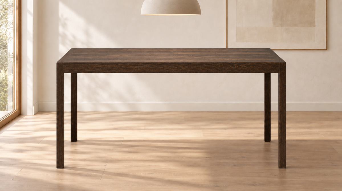 Caprock Dining Table in Oak (Ebony)