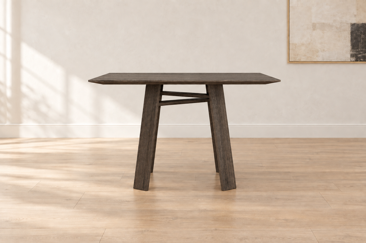 Timber 'Clearing' Dining Table in Oak (Ebony)