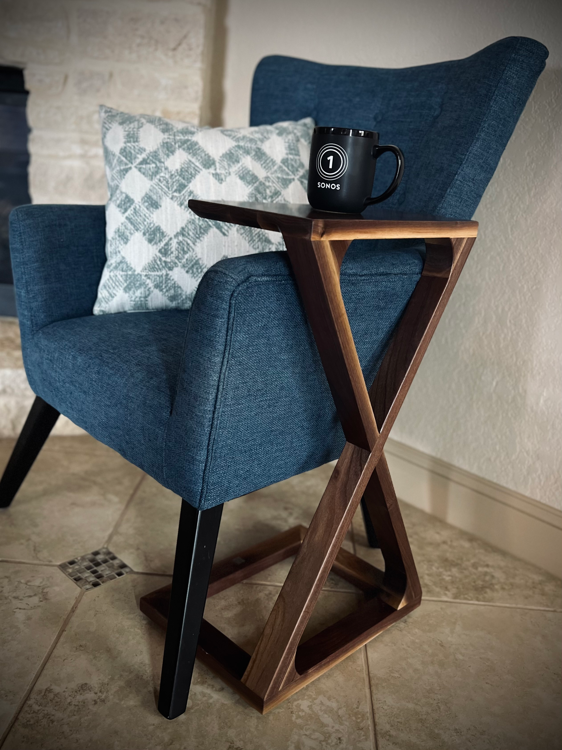 Timber 'Torch' Side Table