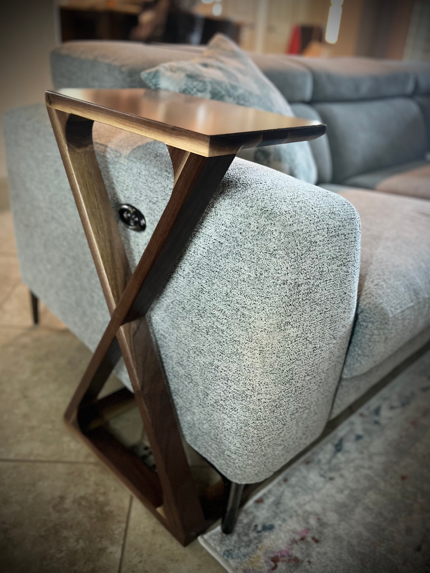 Timber 'Torch' Side Table