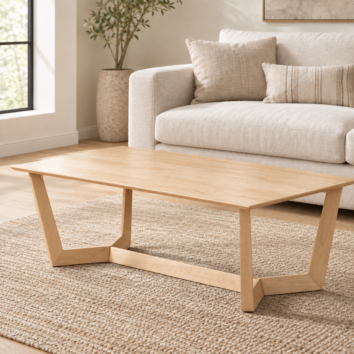 Brazos Coffee Table in Maple