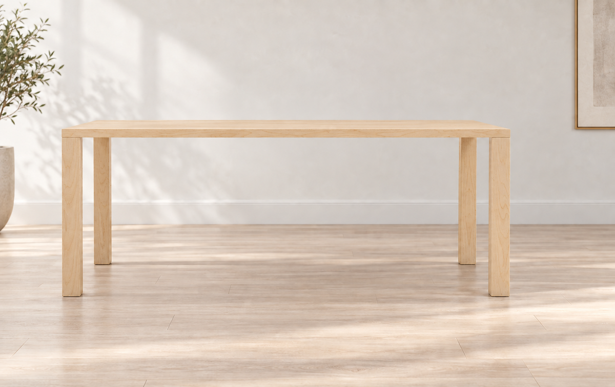 Basin Dining Table in Maple (Small)