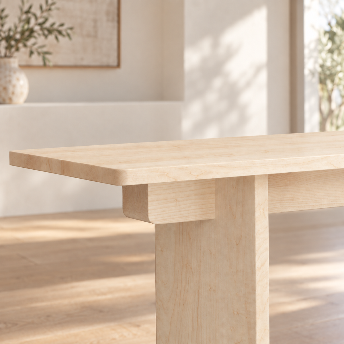 Mesa Counter Table in Maple (Small)