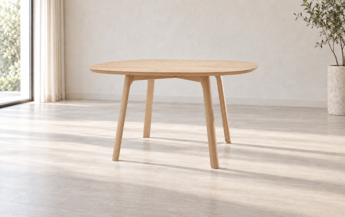 Stone 'Supper' Dining Table in Maple (Small)