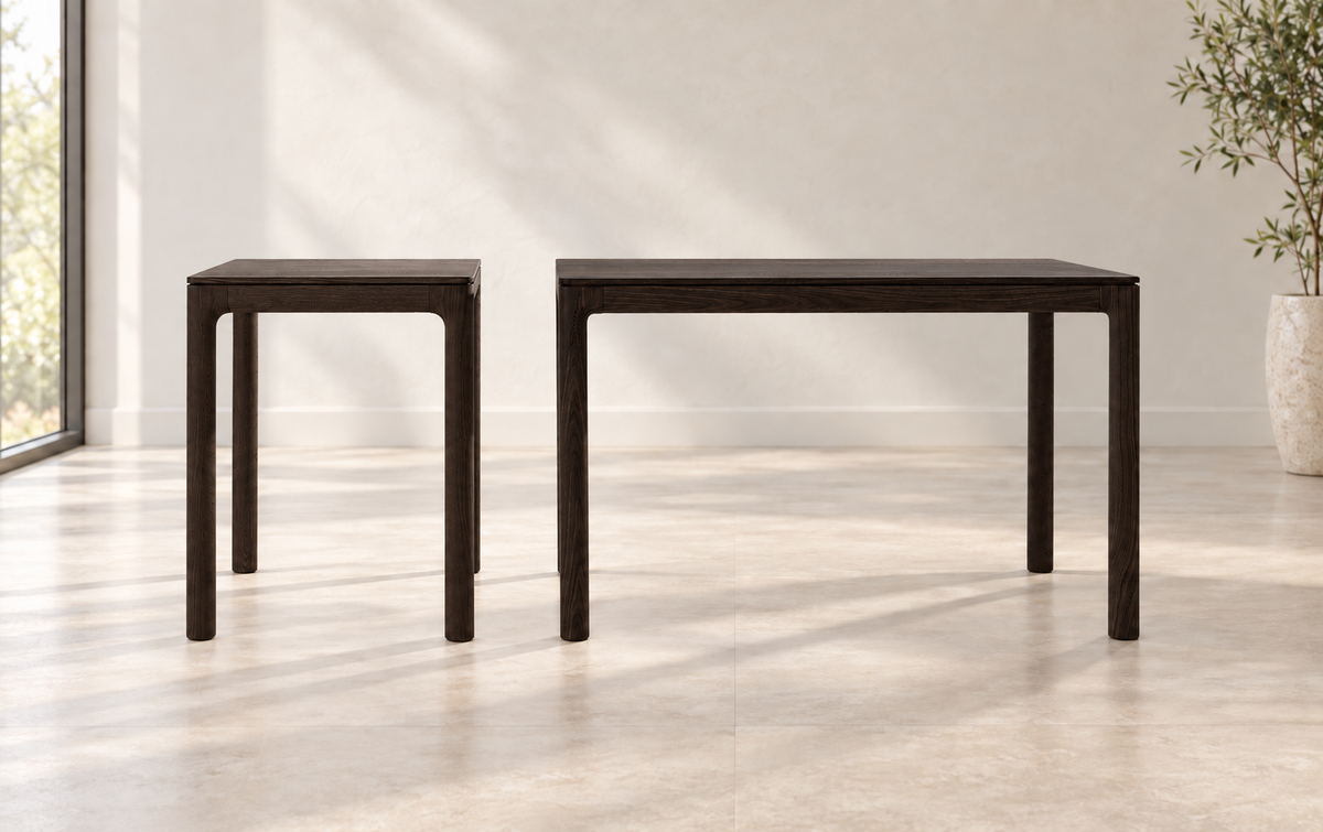 Cove Dining Table in Oak (Ebony) (Small)