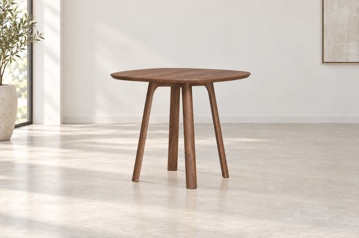 Stone 'Nook' Table in Walnut (Small)