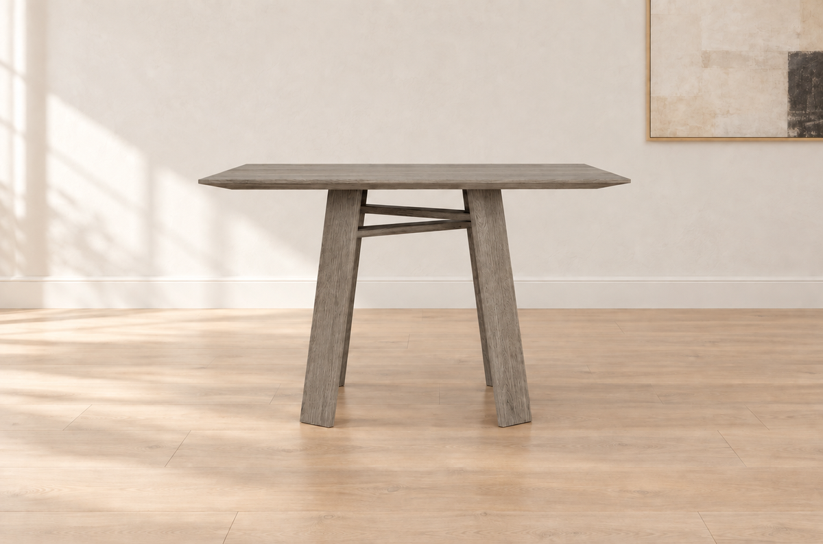 Timber 'Clearing' Dining Table in Oak (Weathered Grey)
