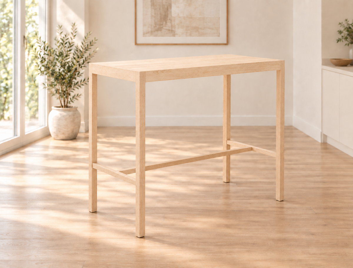 Rim Counter Table in Maple